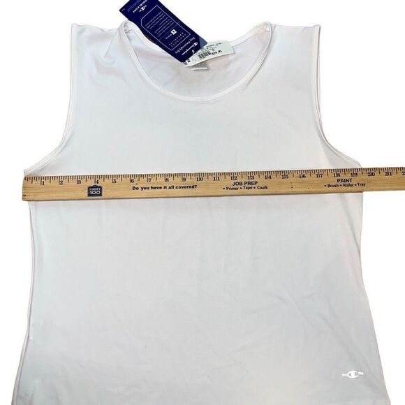 NWT Champion double dry white sleeveless sz XL top quick dry active top. - Picture 6 of 10